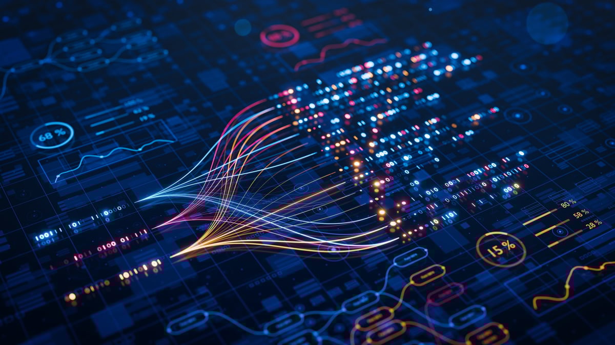 AI neural network technology background